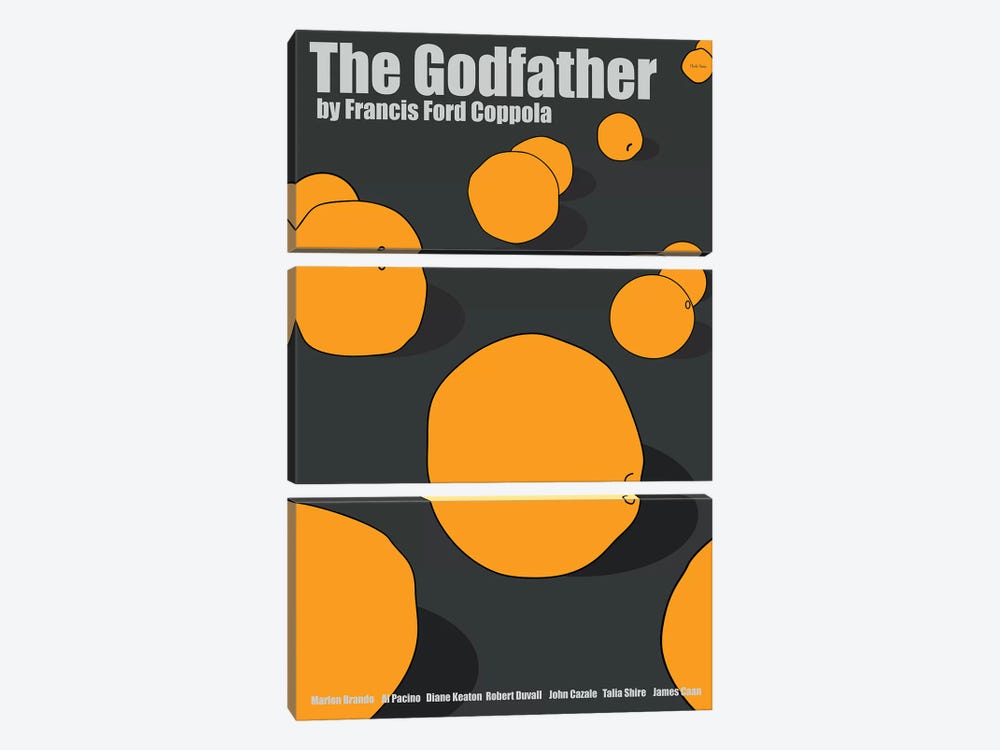 The Godfather -Alternate by Claudia Varosio 3-piece Canvas Art