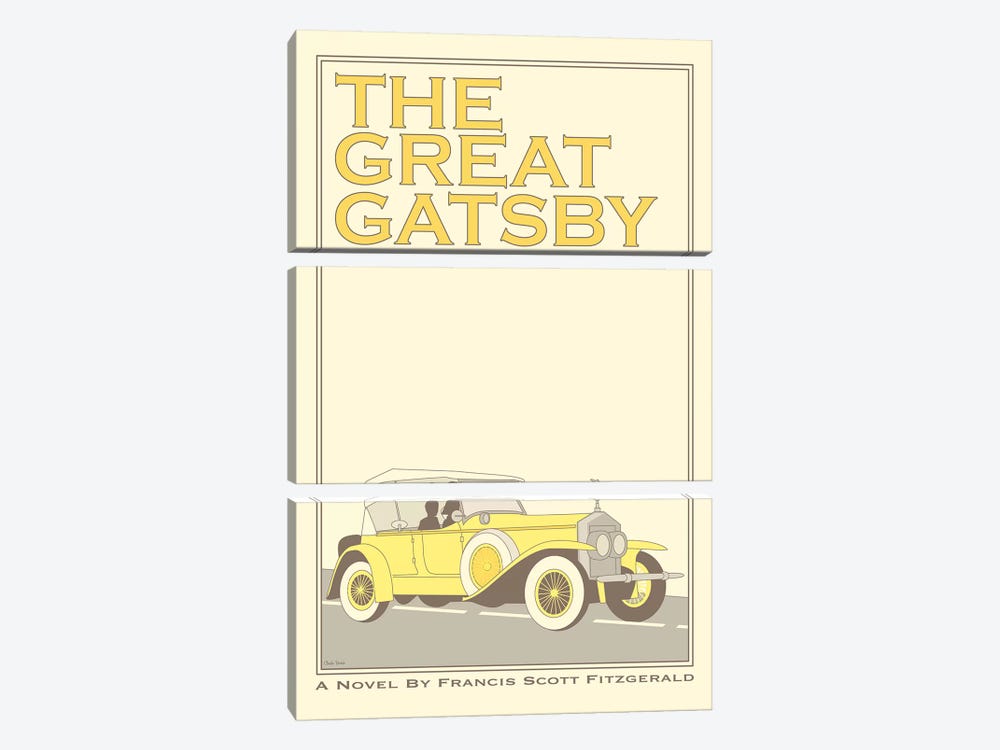 The Great Gatsby by Claudia Varosio 3-piece Canvas Art