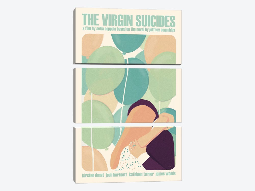 The Virgin Suicides by Claudia Varosio 3-piece Art Print