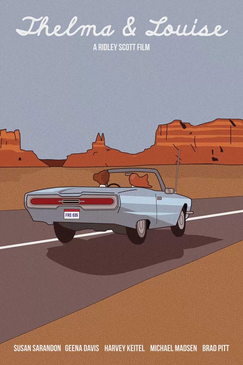 Art Poster Thelma and Louise