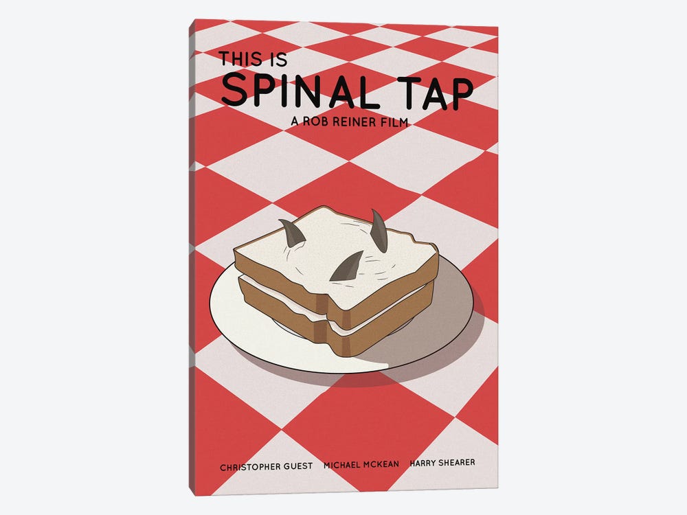 This Is Spinal Tap by Claudia Varosio 1-piece Canvas Art Print