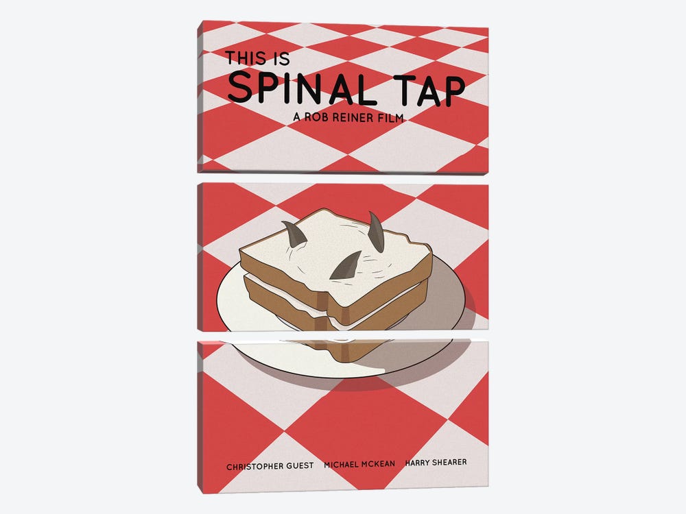 This Is Spinal Tap by Claudia Varosio 3-piece Canvas Print