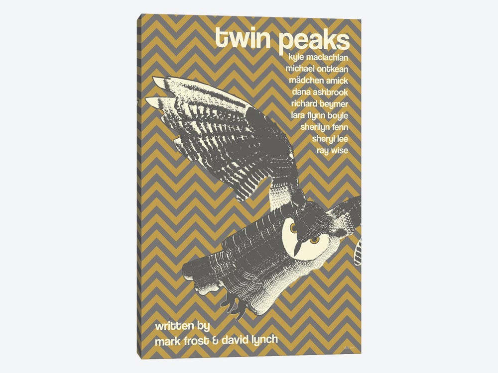 Twin Peaks by Claudia Varosio 1-piece Canvas Print