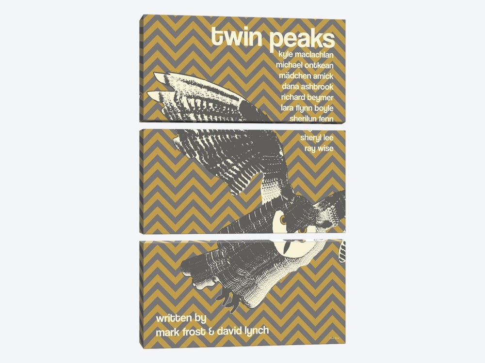 Twin Peaks by Claudia Varosio 3-piece Art Print