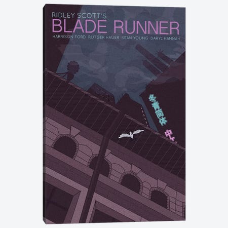 Blade Runner Canvas Print #VSI11} by Claudia Varosio Canvas Artwork