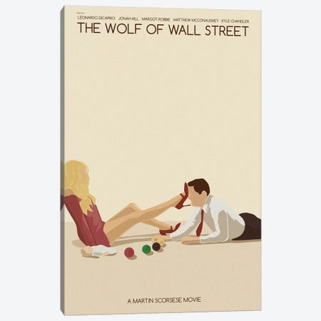 Wolf Of Wall Street Canvas Print #VSI121} by Claudia Varosio Canvas Art
