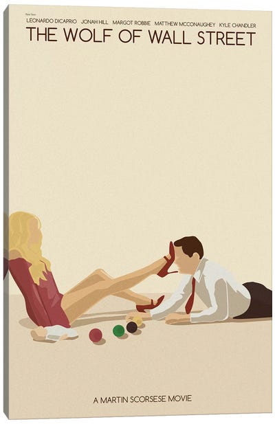 Wolf Of Wall Street Canvas Art Print - Movie Posters