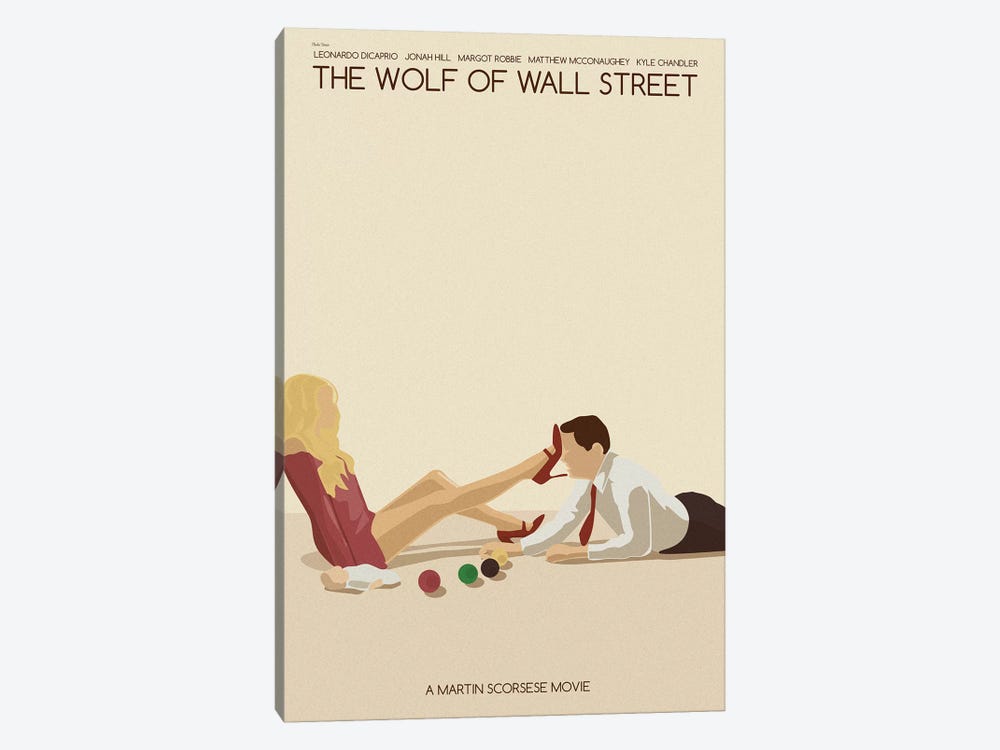 Wolf Of Wall Street by Claudia Varosio 1-piece Canvas Art Print