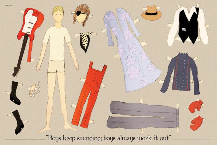 The David Bowie Paper Doll