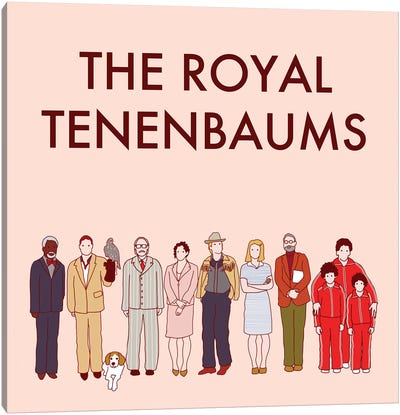 The Royal Tenenbaums Canvas Art Print - Claudia Varosio