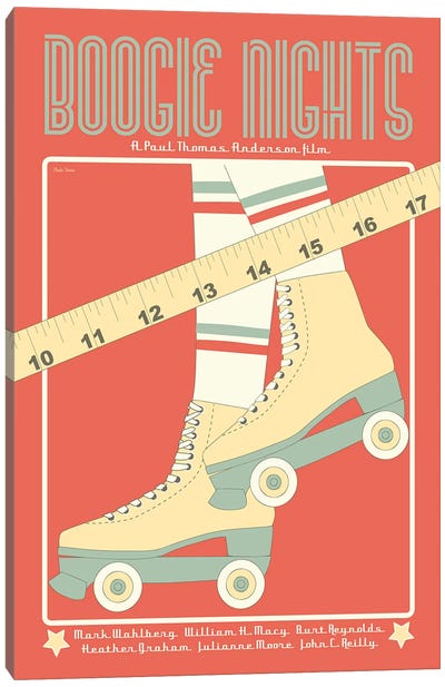 Boogie Nights Canvas Art Print - Minimalist Posters