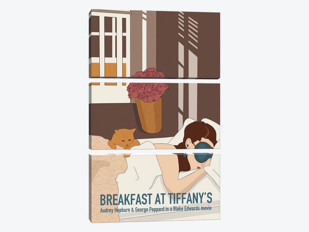 Breakfast At Tiffany's I by Claudia Varosio 3-piece Canvas Art