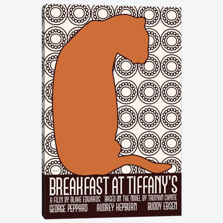Breakfast At Tiffany's II Canvas Print #VSI17} by Claudia Varosio Canvas Print