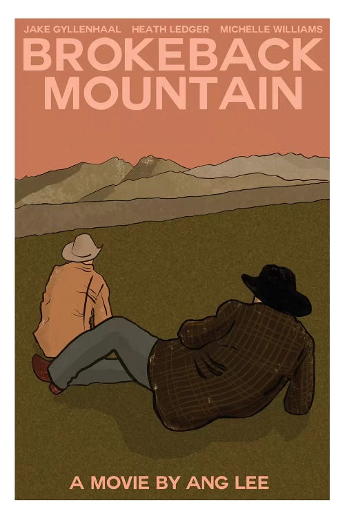 Brokeback Mountain by Claudia Varosio wall art