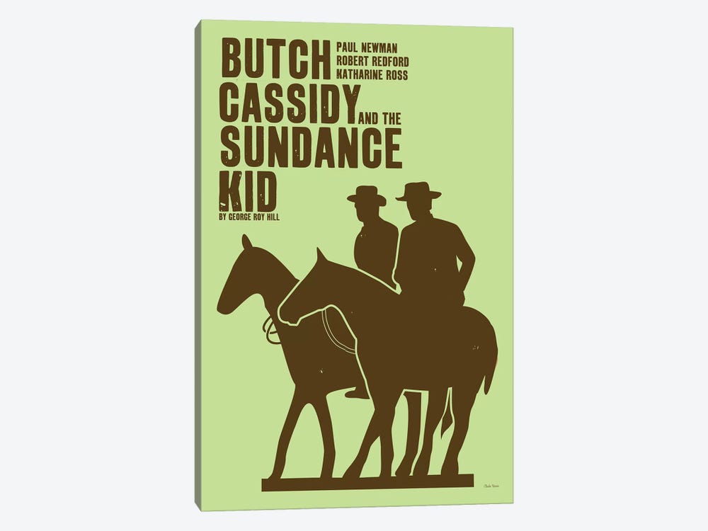 Butch Cassidy by Claudia Varosio 1-piece Art Print