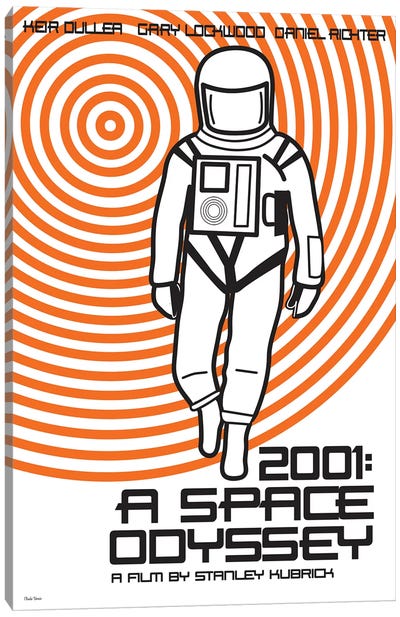 2001 A Space Odyssey Canvas Art Print - 2001: A Space Odyssey