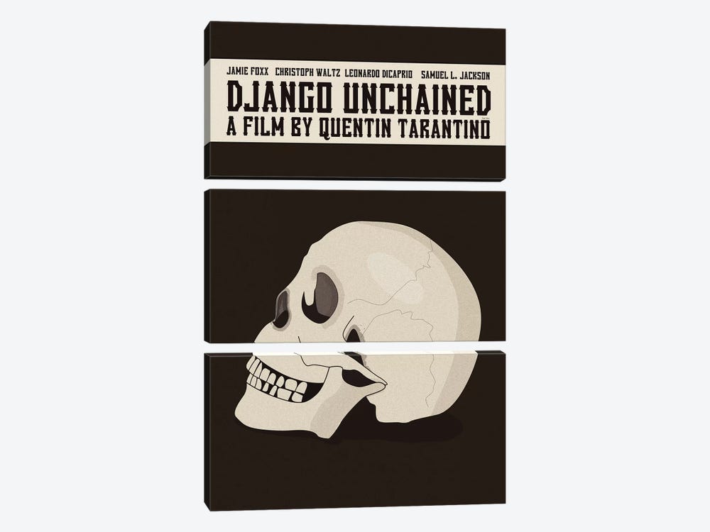 Django Unchained by Claudia Varosio 3-piece Canvas Print