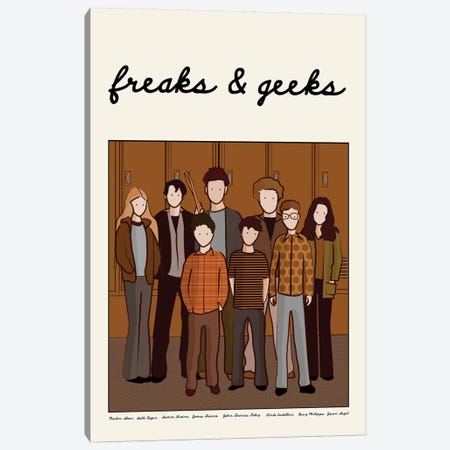 Freaks And Geeks Canvas Print #VSI42} by Claudia Varosio Canvas Print
