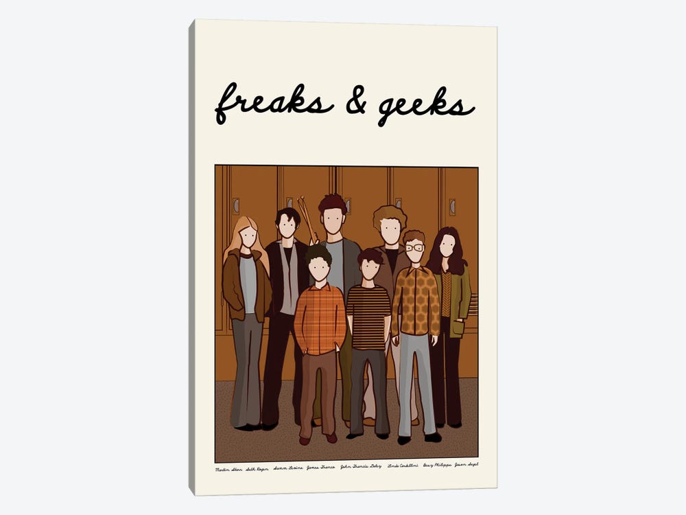Freaks And Geeks by Claudia Varosio 1-piece Art Print