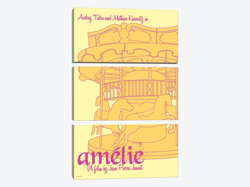 Amelie 3-piece Canvas Print