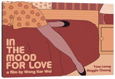 In The Mood For Love Canvas Art Print - Romance Movie Art