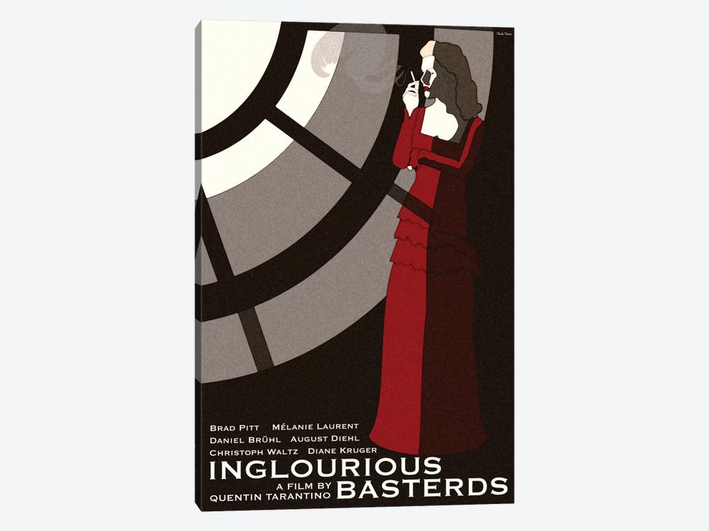 Inglourious Basterds by Claudia Varosio 1-piece Canvas Art Print
