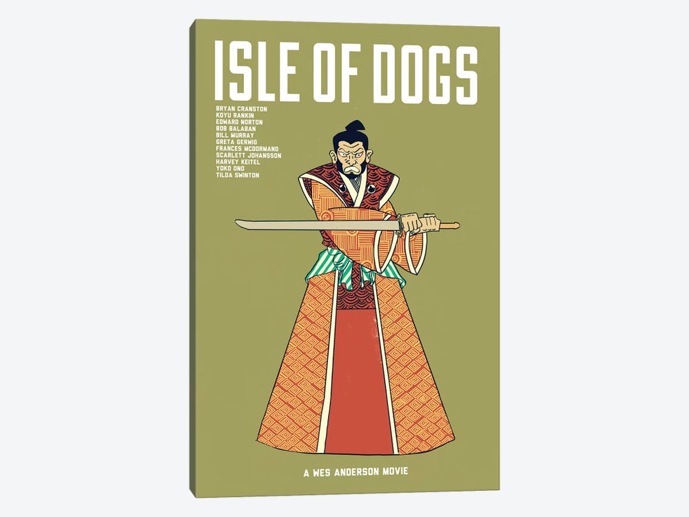 Isle Of Dogs by Claudia Varosio 1-piece Canvas Art Print