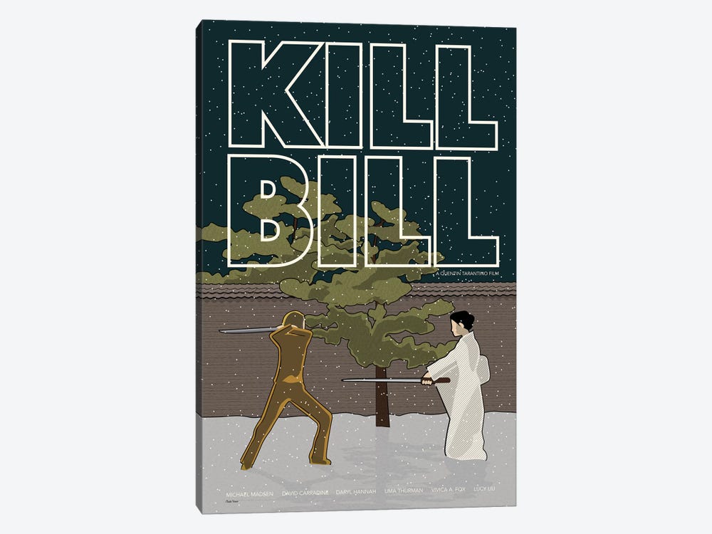 Kill Bill by Claudia Varosio 1-piece Art Print