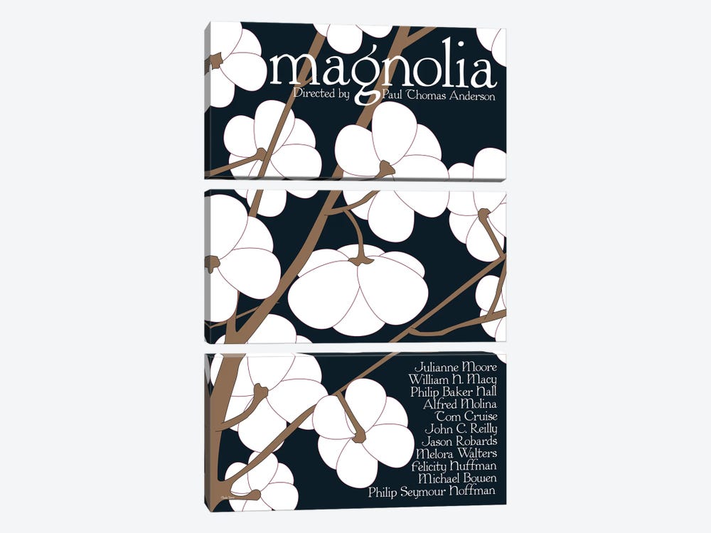 Magnolia by Claudia Varosio 3-piece Art Print