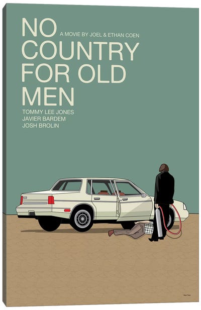 No Country For Old Men Canvas Art Print - Claudia Varosio