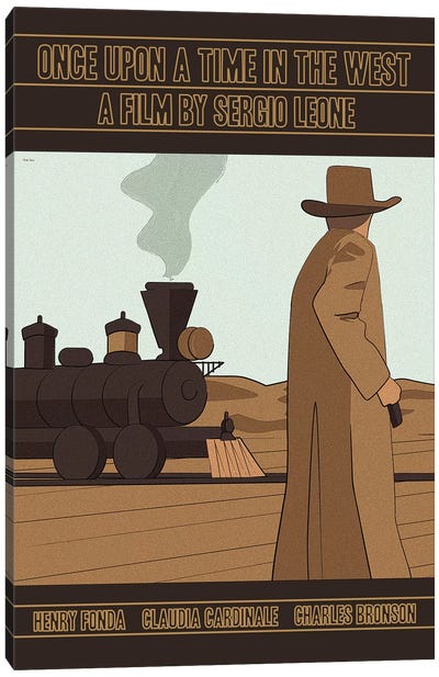 Once Upon A Time In The West Canvas Art Print - Claudia Varosio