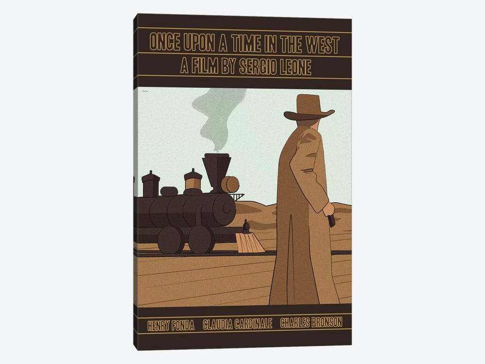 Once Upon A Time In The West by Claudia Varosio 1-piece Canvas Art Print