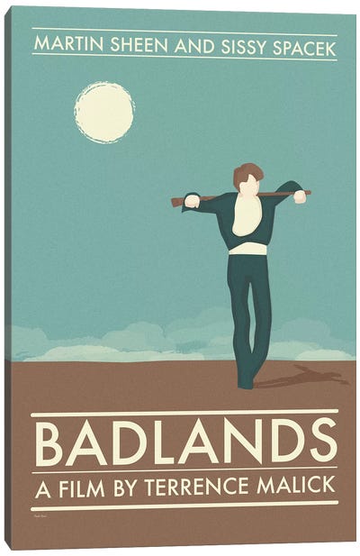 Badlands Canvas Art Print - Horror Movie Art