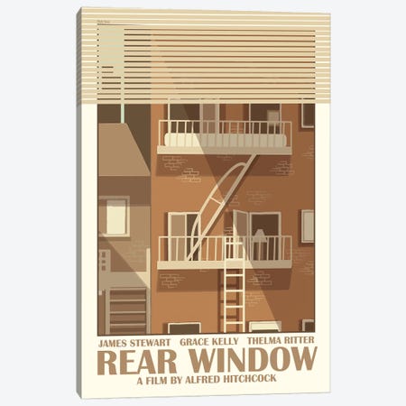 Rear Window Canvas Print #VSI85} by Claudia Varosio Canvas Wall Art