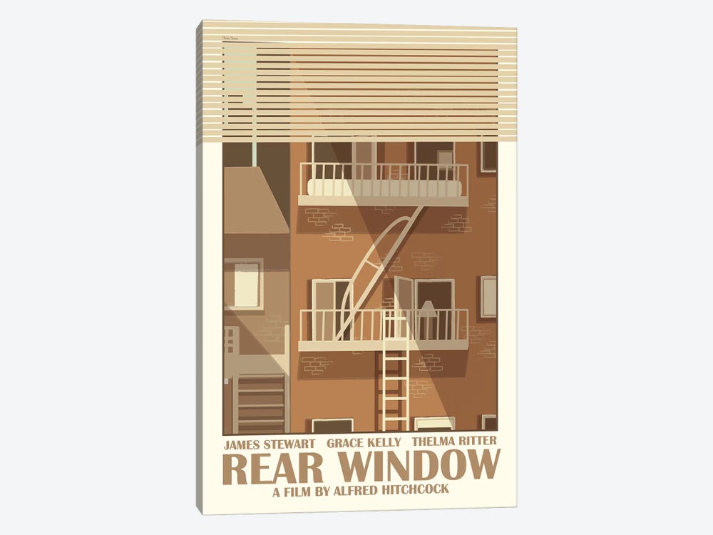 Rear Window by Claudia Varosio 1-piece Canvas Art