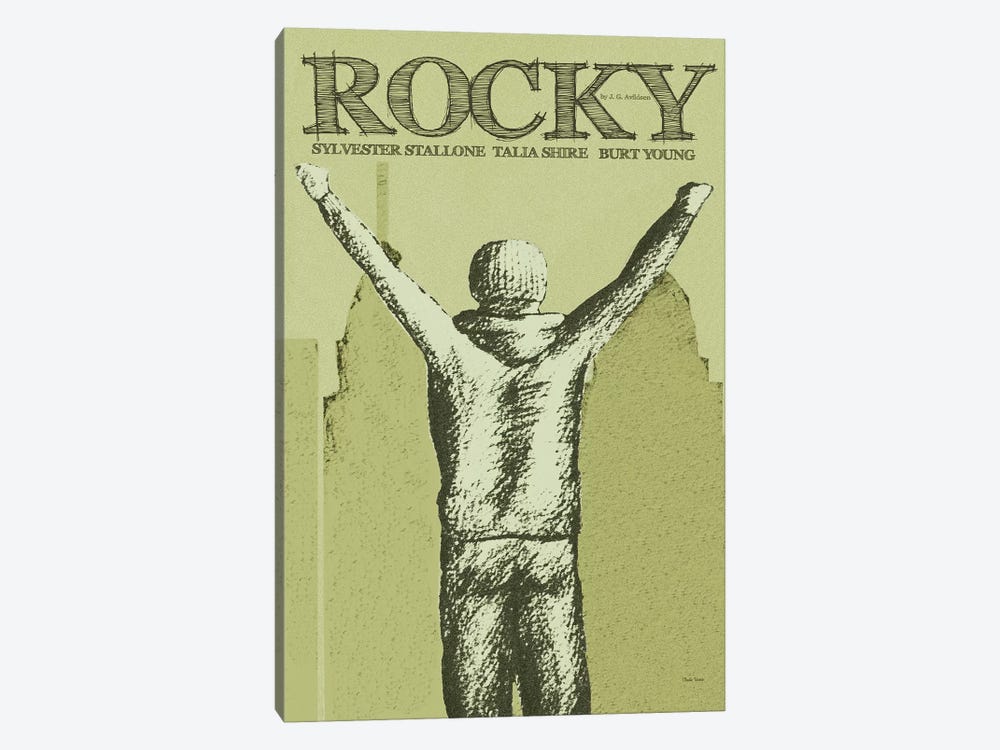 Rocky by Claudia Varosio 1-piece Canvas Art Print