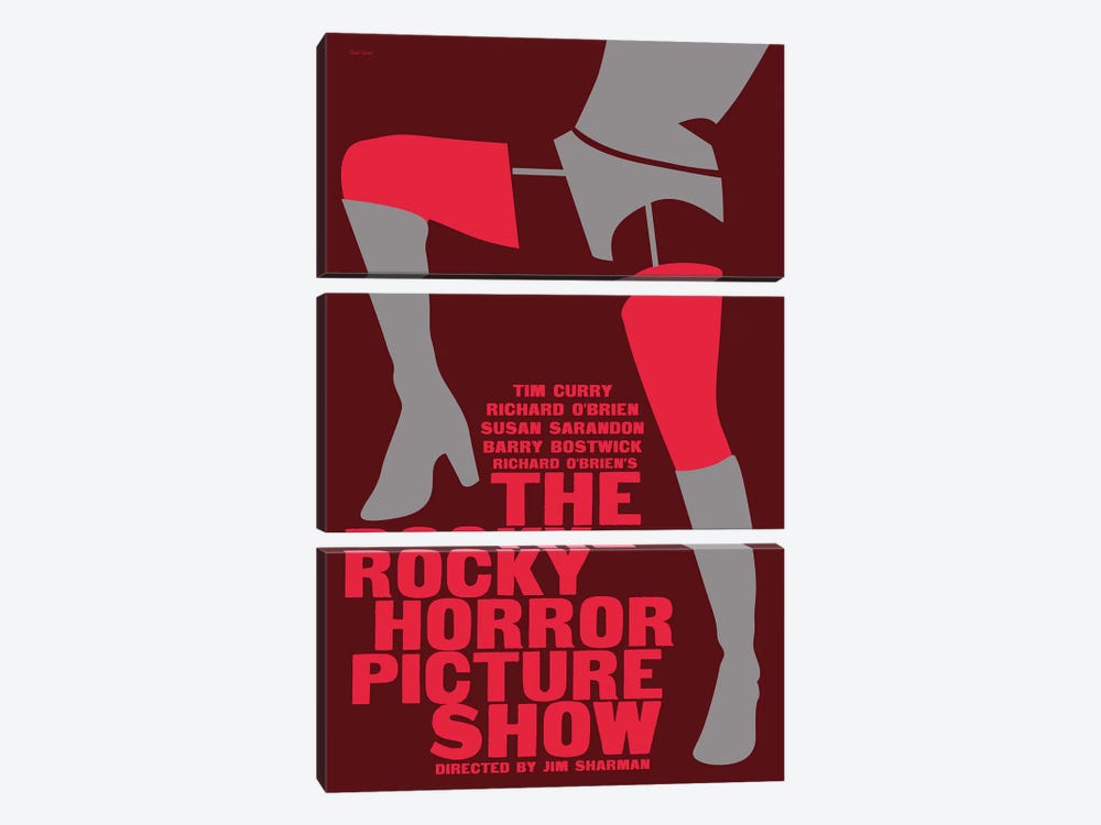 Rocky Horror Picture Show by Claudia Varosio 3-piece Canvas Artwork