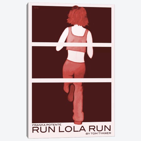 Run Lola Run Canvas Print #VSI91} by Claudia Varosio Canvas Art