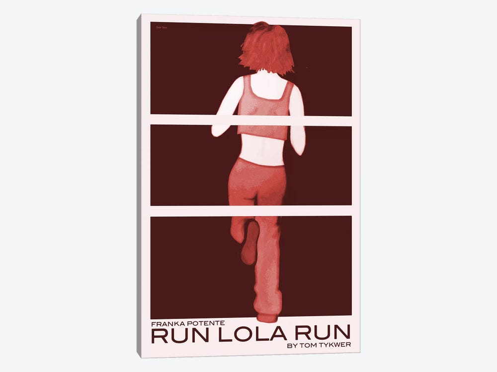 Run Lola Run by Claudia Varosio 1-piece Canvas Print