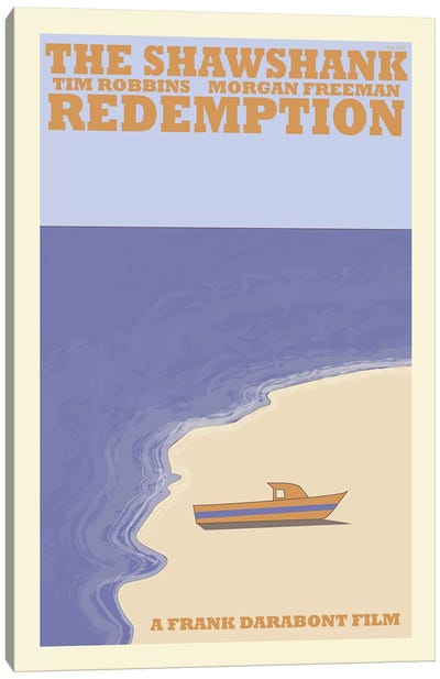 Shawshank Redemption Canvas Art Print - Minimalist Posters