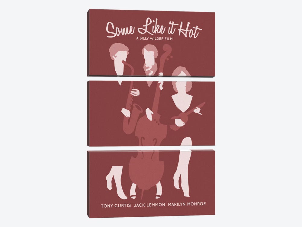 Some Like It Hot by Claudia Varosio 3-piece Canvas Art