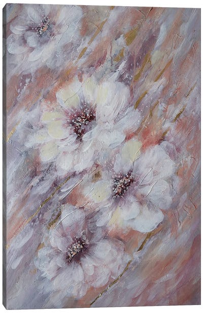 Delicate Flower Canvas Art Print - Valentina Shatokhina