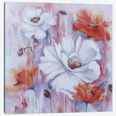 Flowers Canvas Print #VSK23} by Valentina Shatokhina Canvas Art Print