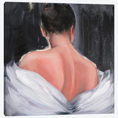 Woman Back Canvas Print #VSK32} by Valentina Shatokhina Canvas Wall Art