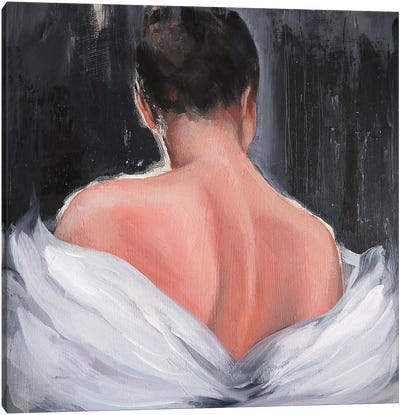 Woman Back Canvas Art Print - Valentina Shatokhina