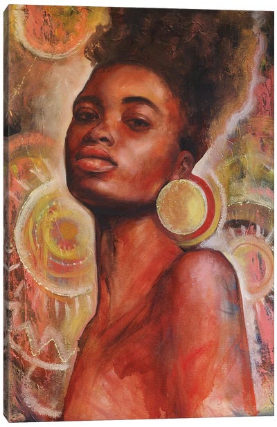 African Queen I Canvas Art Print - Valentina Shatokhina