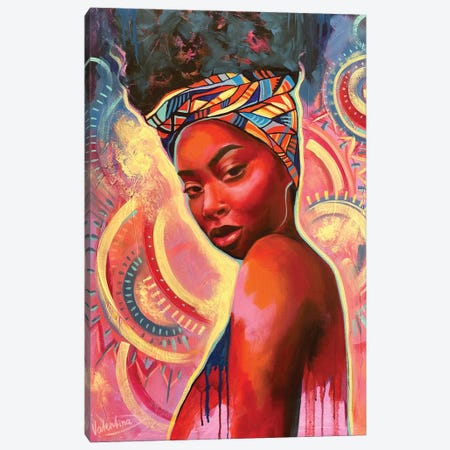African Queen III Canvas Print #VSK41} by Valentina Shatokhina Canvas Art Print