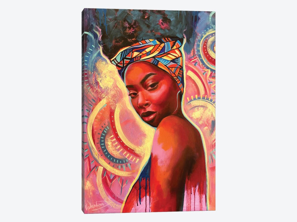 African Queen III by Valentina Shatokhina 1-piece Canvas Print