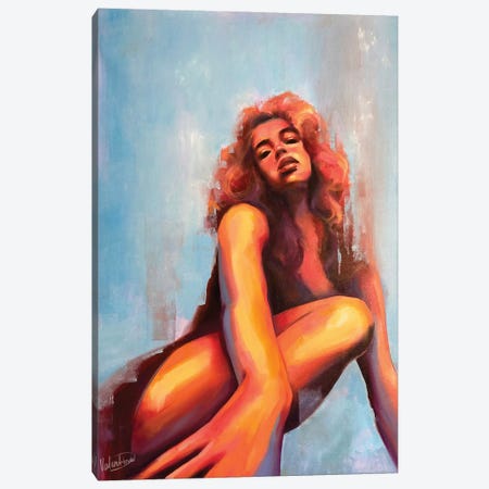 Girl In Love Canvas Print #VSK45} by Valentina Shatokhina Canvas Art
