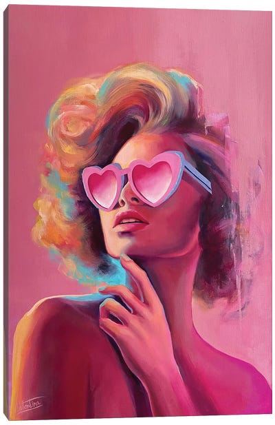 I Love You Canvas Art Print - Valentina Shatokhina